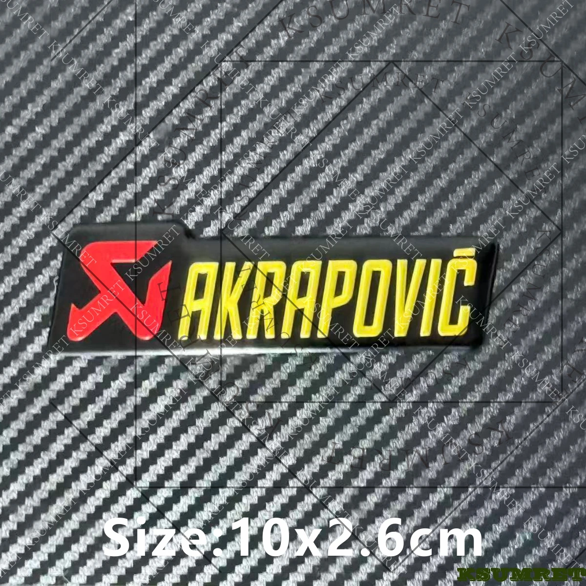 Bold Akrapovic Motorcycle Logo Decal Set 3 Bold Akrapovic Motorcycle Logo Decal Set - Image 3
