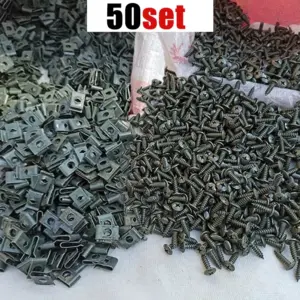 Vehicle Metal Fastener Set with Screws and Clips 17 Sfa92bfc0d44c4f29b2cdca31d6372be1i