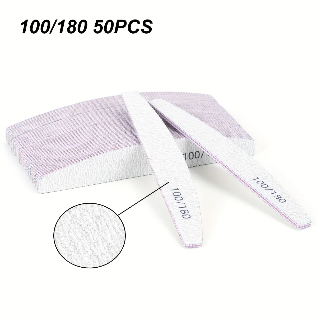 Professional Dual Grit Nail File Set (100/180) 7 Professional Dual Grit Nail File Set (100/180) - Image 7