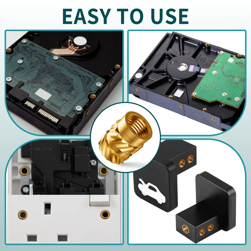 Brass Heat Set Insert Kit for 3D Printing 6 Brass Heat Set Insert Kit for 3D Printing - Image 6