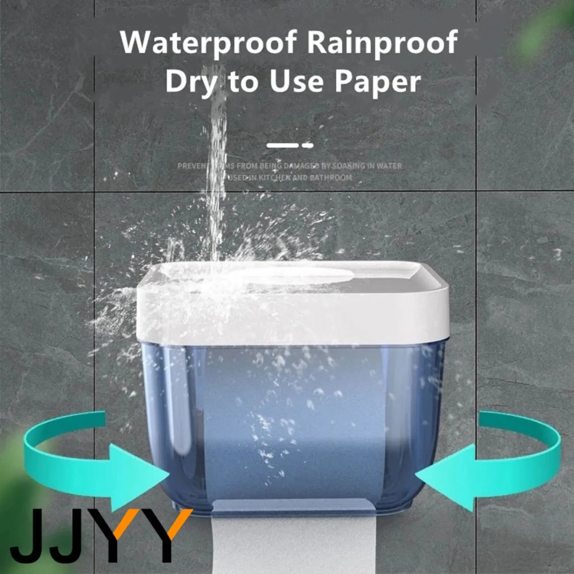 Waterproof Bathroom Tissue Box and Storage Rack 5 Waterproof Bathroom Tissue Box and Storage Rack - Image 5