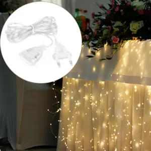 Transparent Power Extension Cable, 3m, EU/US Plug 10 Sfb2d549e0b84451b81422b343342ee07Z