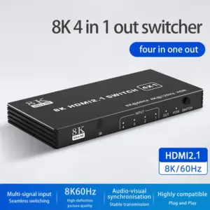 8K HDMI 2.1 Switch Splitter with Remote 14 Sfb3934ced5fc4d6b8efa78431f351fa6Z