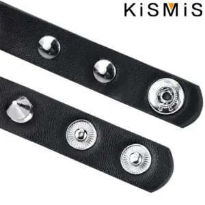 Black Leather Punk Spike Bracelet for Men Women 9 Sfb83335255f345acb5477e8dfa79ab5cb