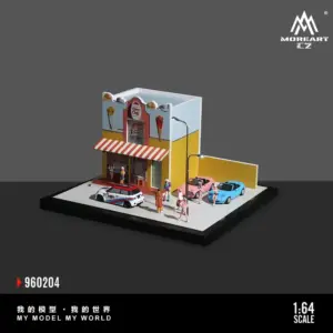 1:64 Scale Vibrant Street Scene Model