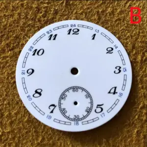37mm ETA 6498 Watch Dial in White Enamel 16 Sfb9763d2708a4887a094c472d9d66ba5G