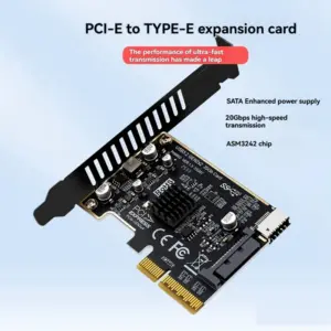 PCIe to USB 3.2 Type-E Expansion Card 20Gbps 11 Sfbbfd43f00494101a54fd58851793f58P