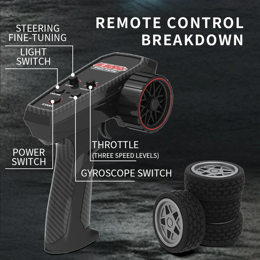 Vibrant Yellow RC Car with Gyroscope 5 Vibrant Yellow RC Car with Gyroscope - Image 5