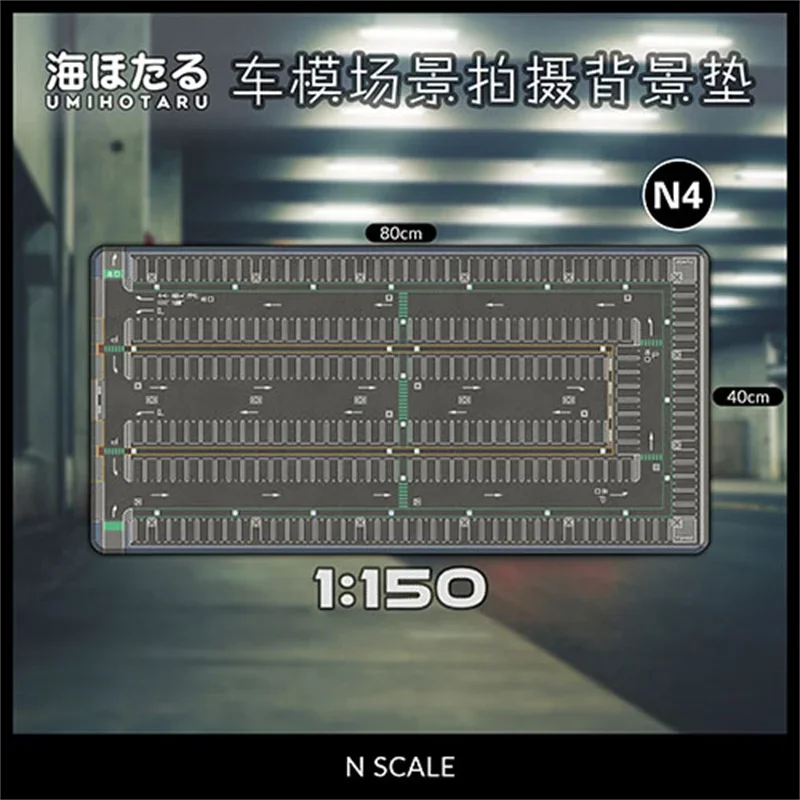 WELLY 80cm PVC Parking Scene Mat for Diecast Displays 4 WELLY 80cm PVC Parking Scene Mat for Diecast Displays - Image 4