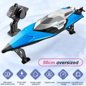 High-Speed RC Boat 50cm with 50 km/h Speed 15 Sfccefc0a9a014e22aaeab259bc0c720dz
