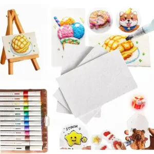 Vibrant Textured Art Kit with Foam Papers