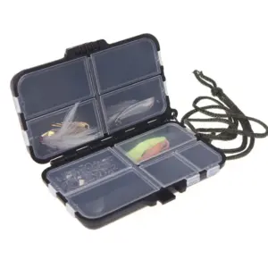 Compact 9-Compartment Fishing Tackle Box 7 Sfd1bee442ae744c4a1845508f76e3bd0D