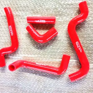 Bright Red Silicone Radiator Hose Kit for Aprilia RS125 10 Sfe21739a7ed8491b8b9f6045e9a81b227