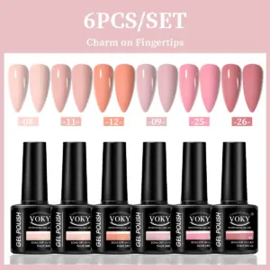VOKY 6-Piece Vibrant Gel Nail Polish Set 19 Sfe688cf43d5a48c1a676a5e79ee0eb29k
