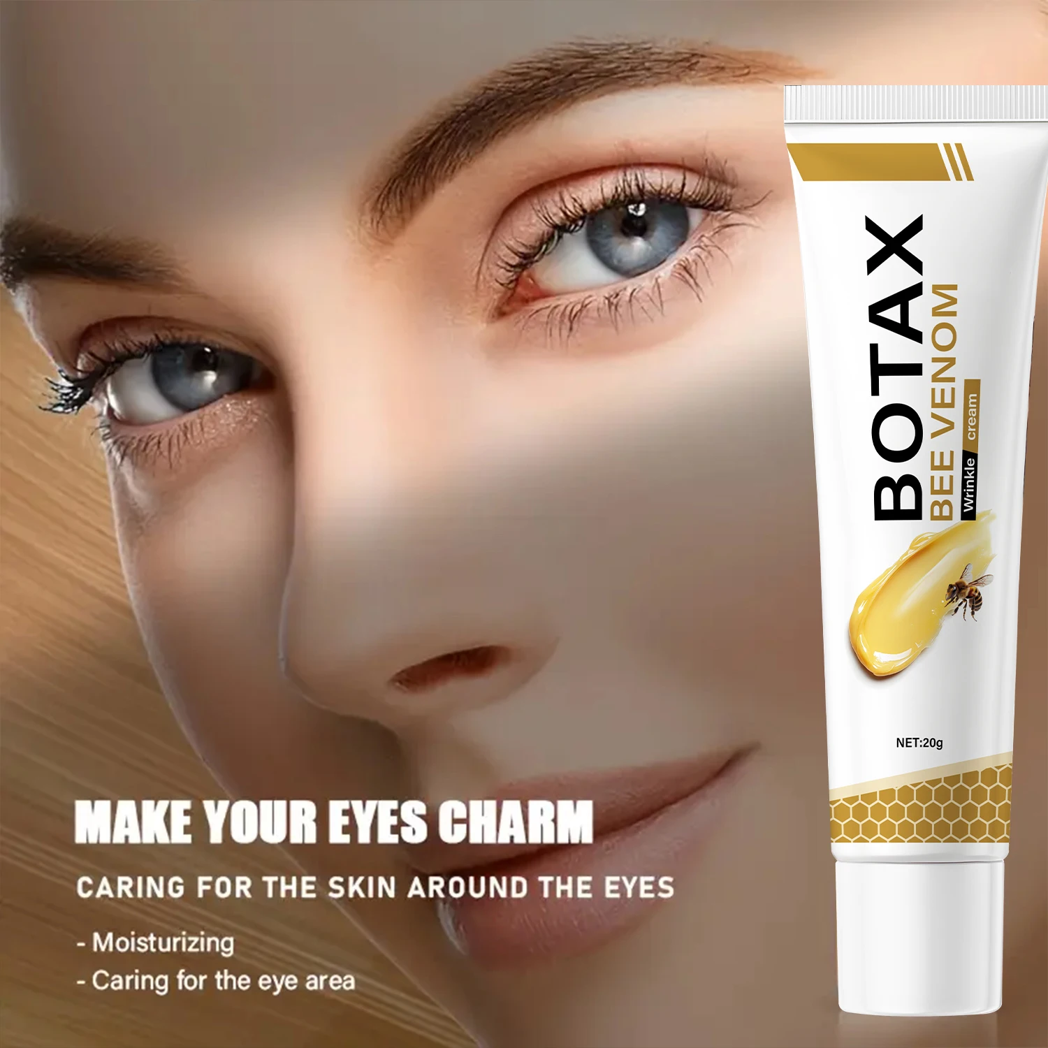 Botox Bee Eye Cream for Youthful Skin 2 Botox Bee Eye Cream for Youthful Skin - Image 2