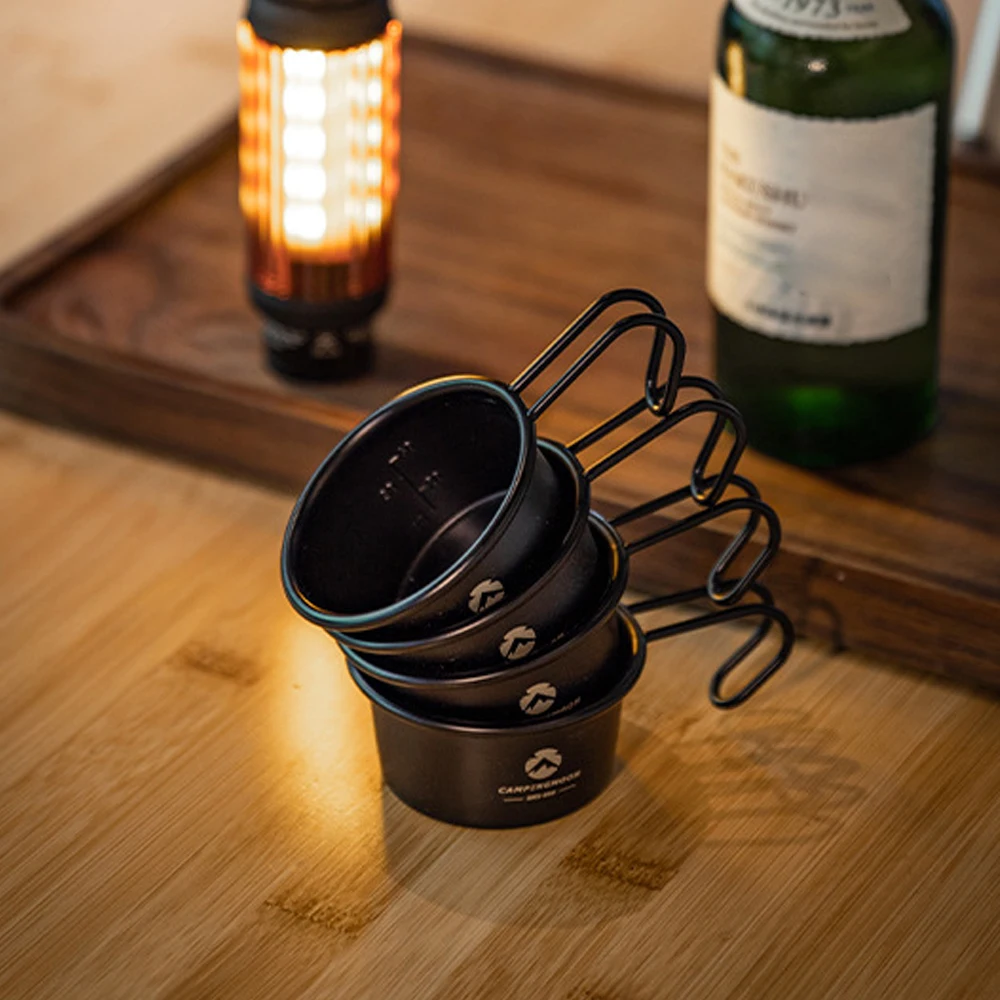 Stainless Steel Sierra Camping Cup 60ml 3 Stainless Steel Sierra Camping Cup 60ml - Image 3