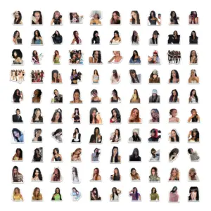 Vibrant Girl Group Graffiti Stickers Set of 100 10 Sfeecdc5ca4534a758c23fa0f48e79d86O