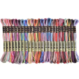 Vibrant Gradient Cross Stitch Thread Set 15 Sff016ffe744b4c6aae26f1e9af526b46L