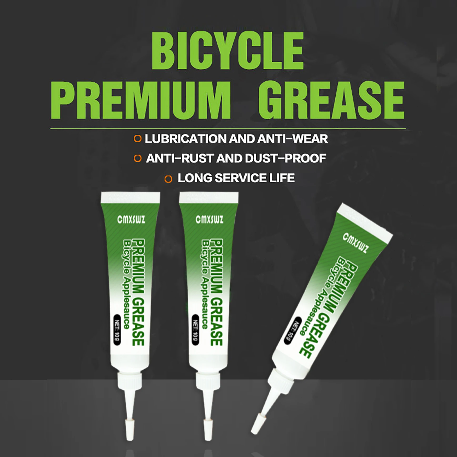 Vibrant Green Bicycle Lubricant - 10g Tubes 3 Vibrant Green Bicycle Lubricant - 10g Tubes - Image 3