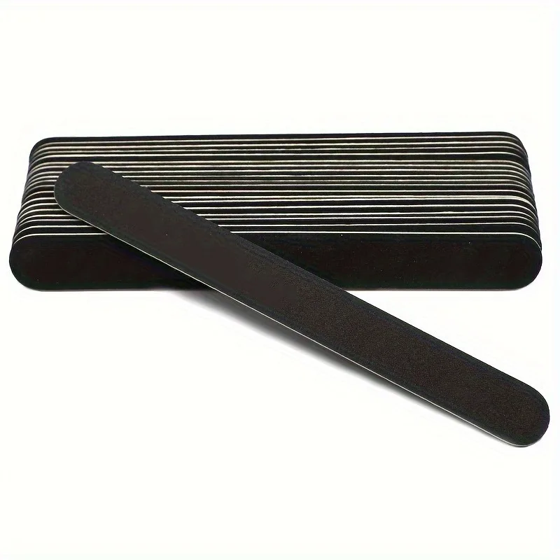 Black Double-Sided Nail File Set 6 Black Double-Sided Nail File Set - Image 6