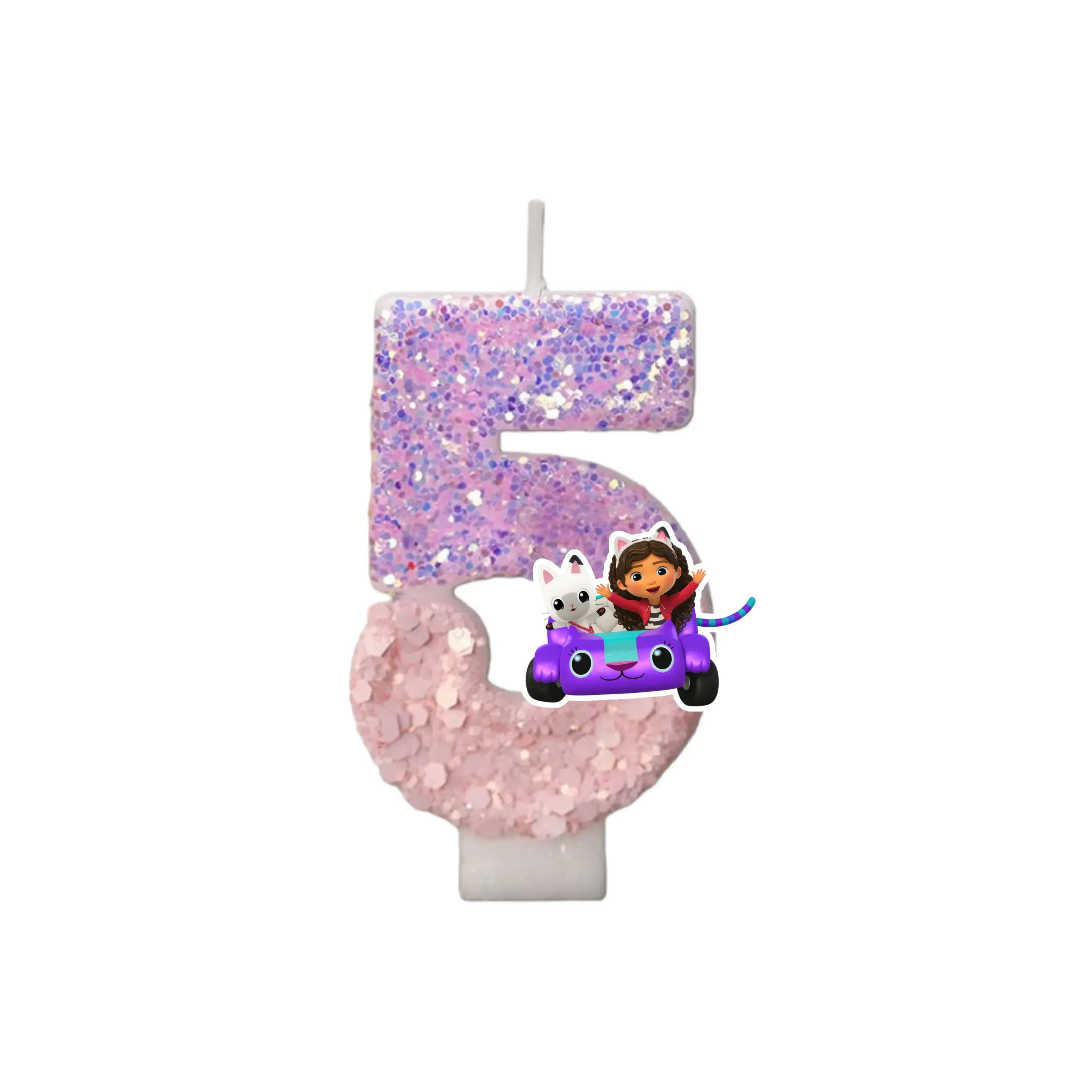 Vibrant 10-Inch Cartoon Number Candles Set 5 Vibrant 10-Inch Cartoon Number Candles Set - Image 5