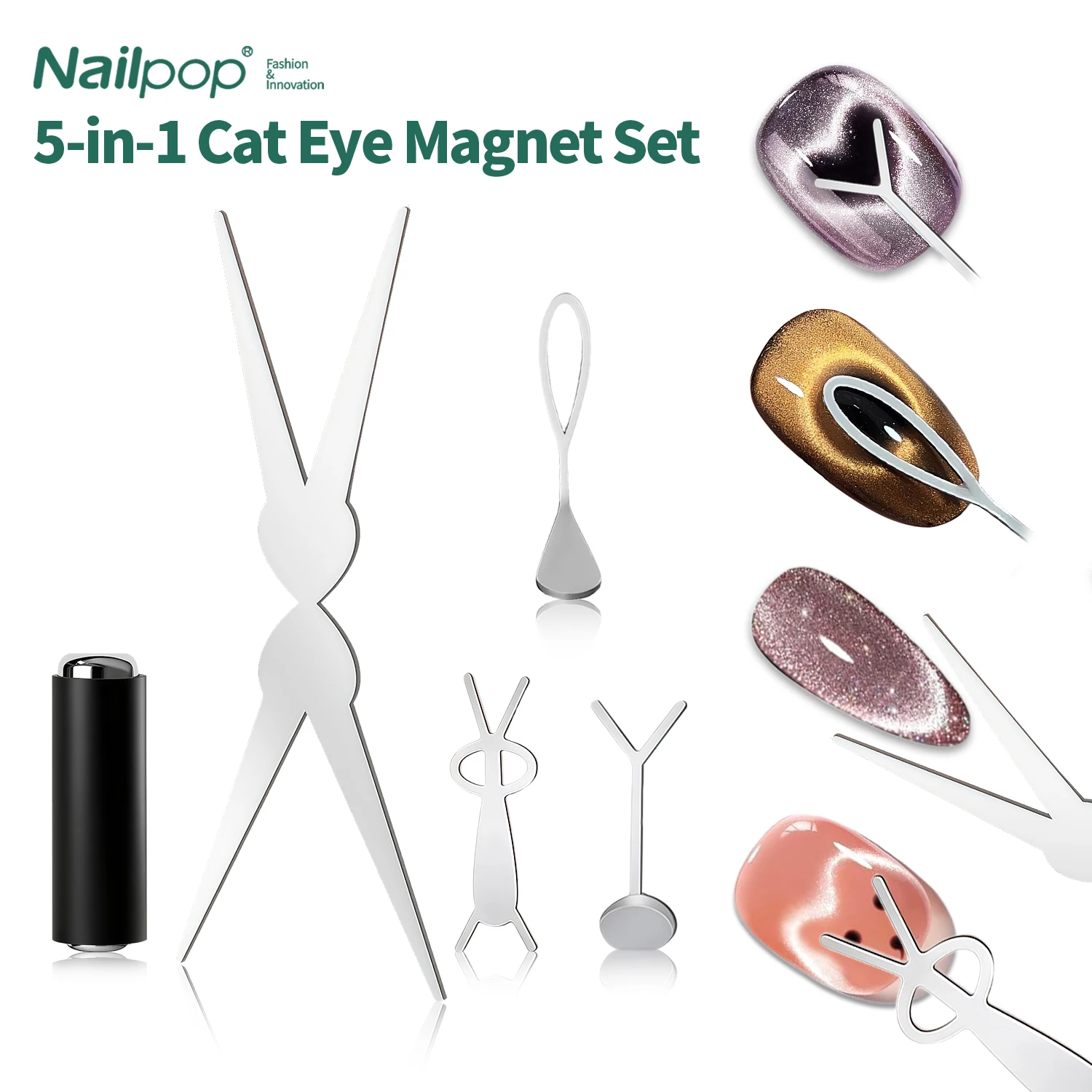 Stainless Steel Nail Art Magnet Kit 1 Stainless Steel Nail Art Magnet Kit