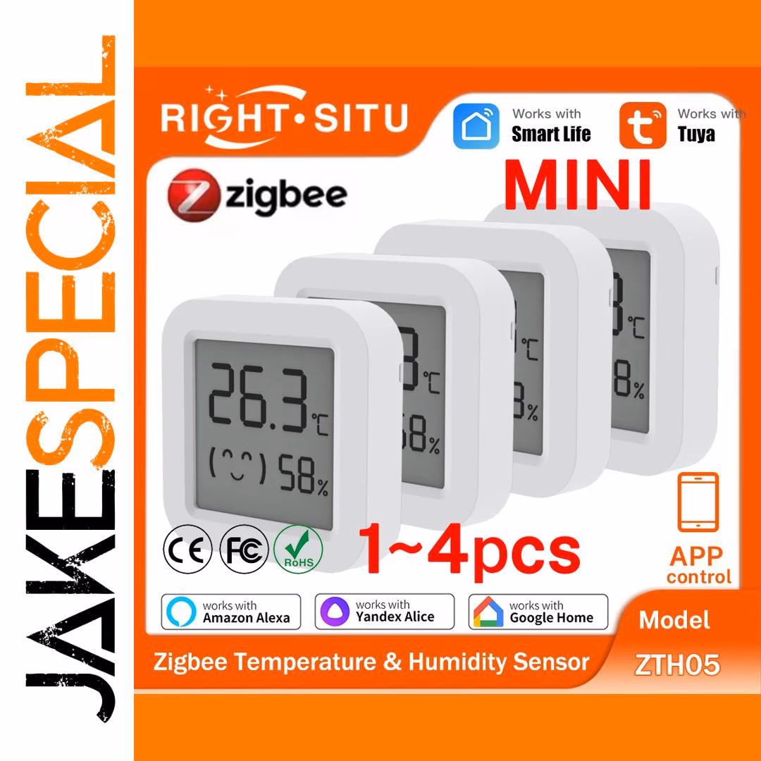 Zigbee 3.0 Temperature Humidity Sensor by RightSitu 1 Zigbee 3.0 Temperature Humidity Sensor by RightSitu