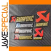 Bold Akrapovic Motorcycle Logo Decal Set