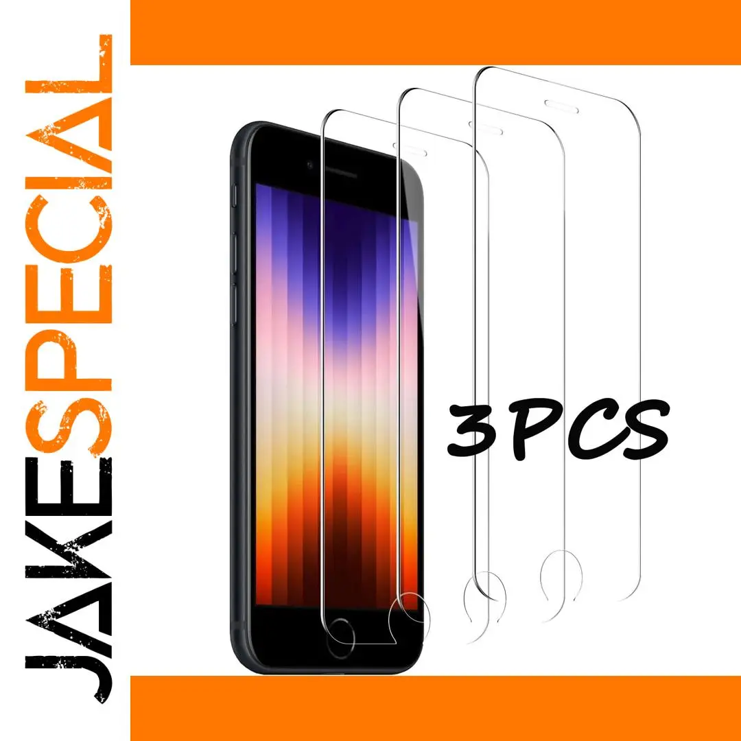 Set of 3 iPhone Tempered Glass Protectors 1 Set of 3 iPhone Tempered Glass Protectors