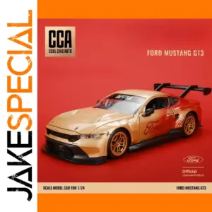 Gold Ford Mustang GT3 Collector Model 1:24 Scale