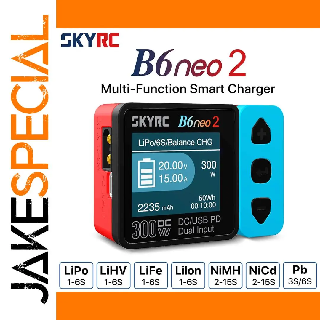 SKYRC B6neo 2 Smart Charger 300W 1 SKYRC B6neo 2 Smart Charger 300W