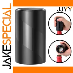 Modern Stainless Steel Beer Opener in Black