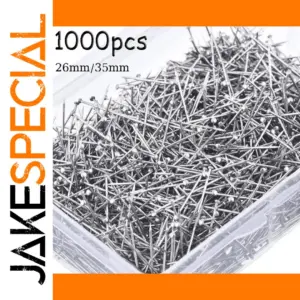 Stainless Steel Sewing Pins Set, 1000 Pieces