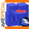 200-Pack Microfiber Cleaning Towels 30x30cm