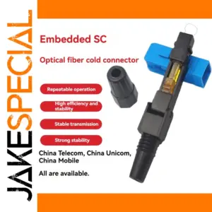 50 Pack SC UPC Fiber Optic Connectors 62.5x9mm