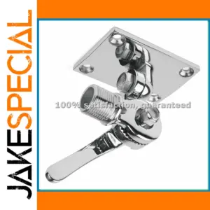 Marine VHF Antenna Mount—Polished Stainless Steel