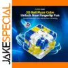 Colorful 3D Ball Maze Cube Puzzle