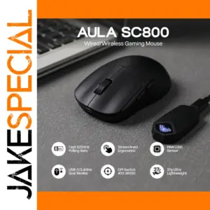 AULA SC800 Wireless Gaming Mouse 26,000 DPI