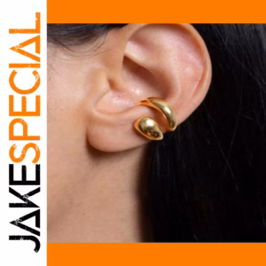 Water Drop KC Golden or Silver Earrings for Women