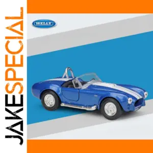 Vibrant 1965 Shelby Cobra Diecast Model in Blue