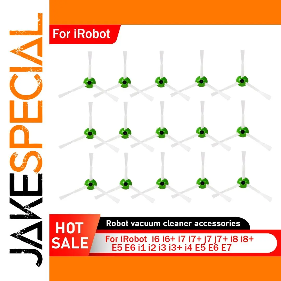 Vibrant Green Roomba Side Brush Set for i and e Series 1 Vibrant Green Roomba Side Brush Set for i and e Series