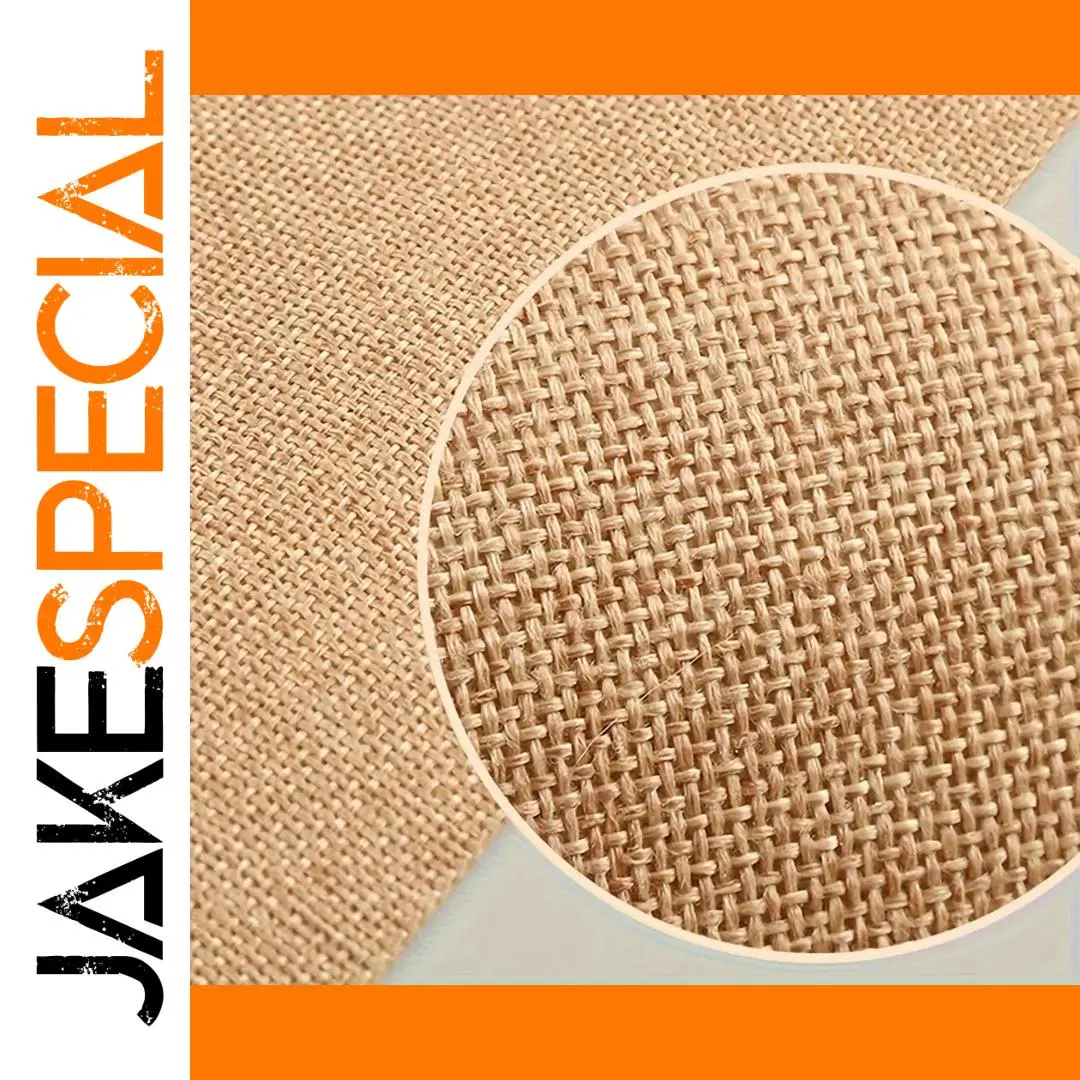 Natural Hemp Burlap Paper Roll for Crafts 1 Natural Hemp Burlap Paper Roll for Crafts