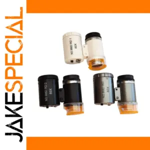 60X Mini Pocket LED UV Jeweler's Loupe