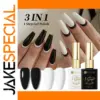 Black and White 15ml Gel Polish Set for Nails