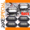 Waterproof 6 LED Vehicle License Plate Light