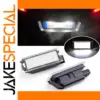 Renault-Compatible LED License Plate Lights Set