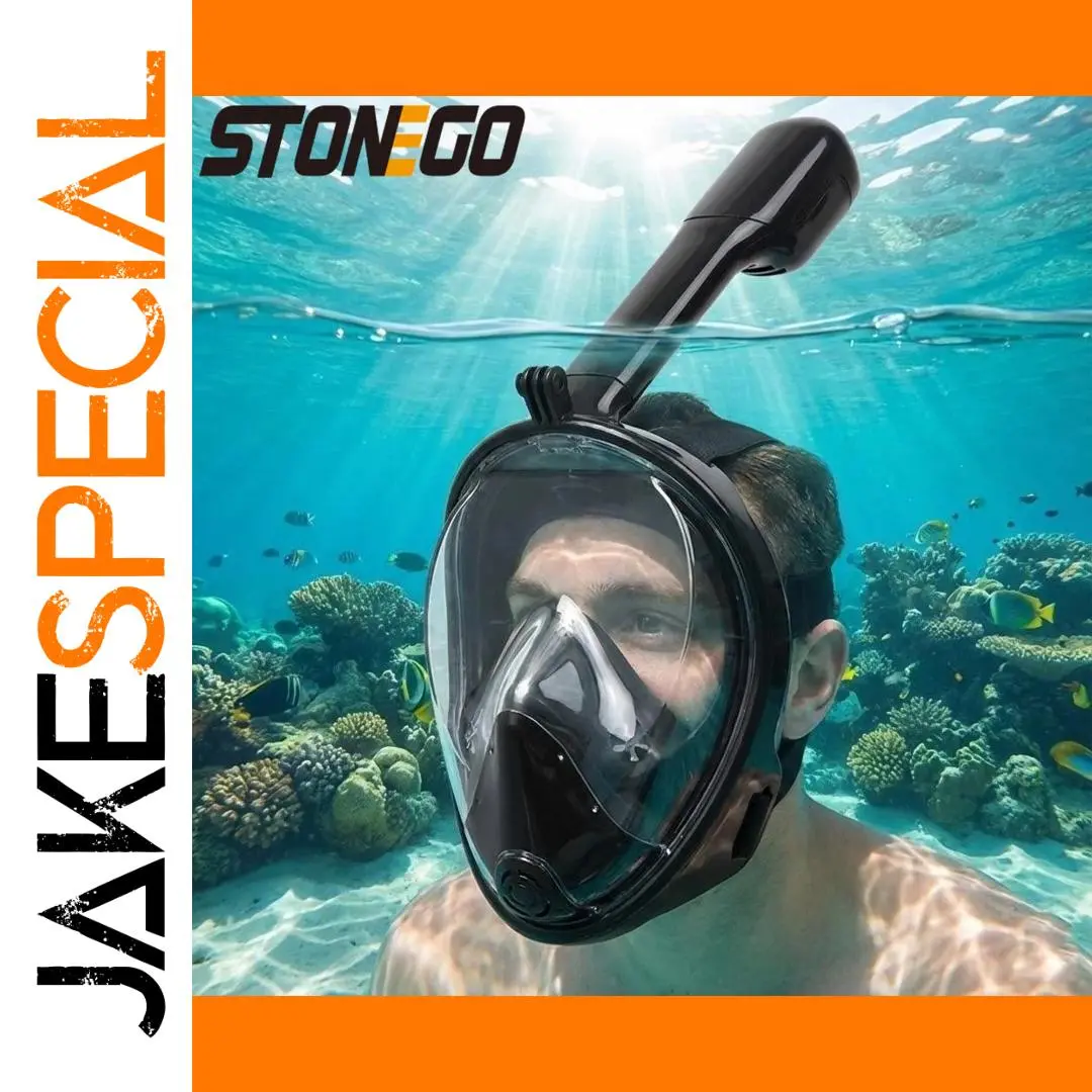 Full Face Snorkel Mask with 180° View 1 Full Face Snorkel Mask with 180° View