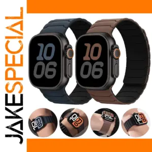 Magnetic Silicone Strap for Apple Watch Models