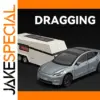 Modern SUV with Camper Trailer Model 1/24 Scale