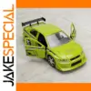 Vibrant Lime Green Mitsubishi Lancer Evo VII Model